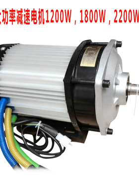 电动三轮车马达直流无刷割草机中置电机尤奈特通用48V60v500w650w