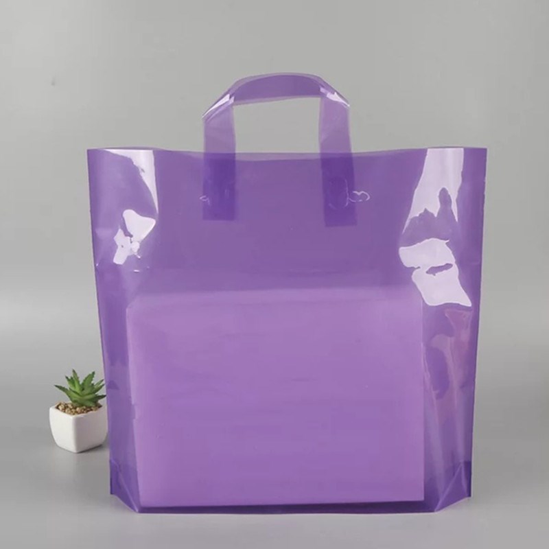 加厚透明塑料手提袋礼品包装袋子服装店化妆J品购物袋包邮印刷LOG