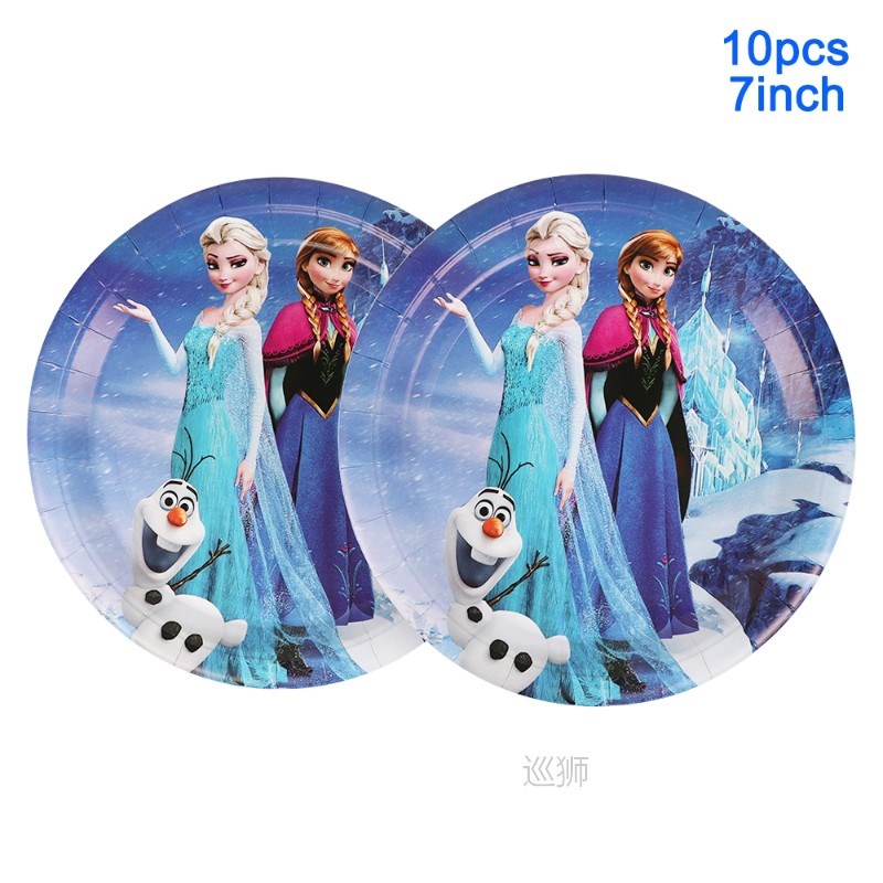 100/81/80/40 Sets  Cartoon Frozen 1 Party Decorations Birthd