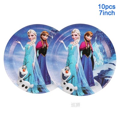 100/81/80/40 Sets  Cartoon Frozen 1 Party Decorations Birthd