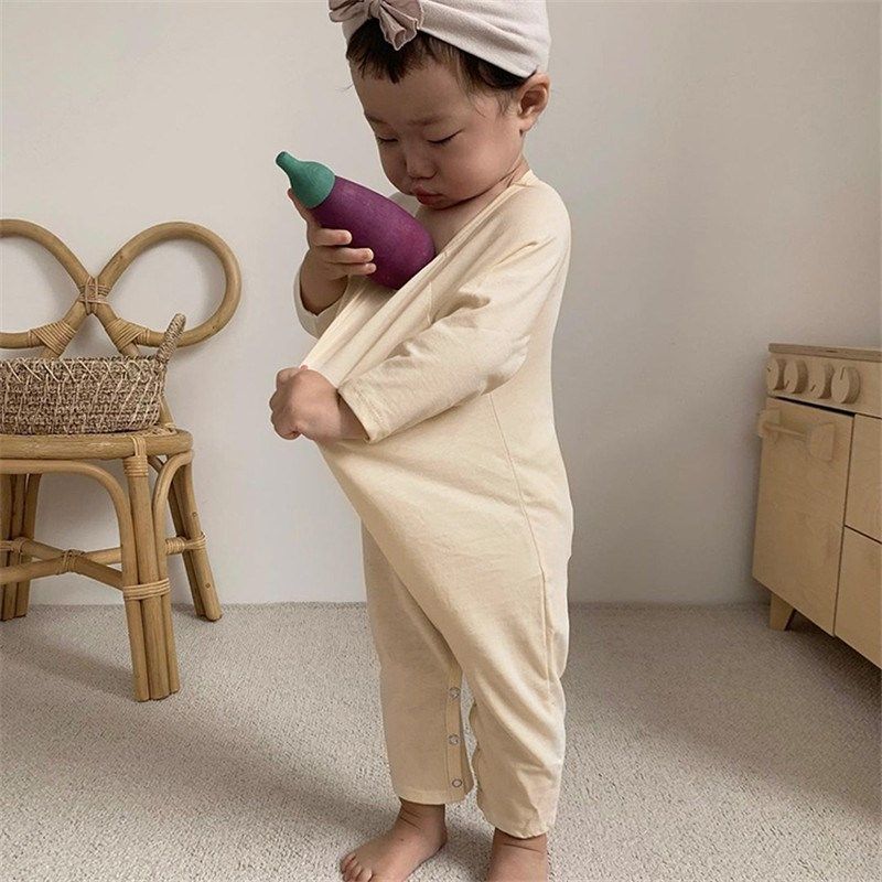 婴儿春款柔软纯色连体衣宝宝哈衣爬服家居服睡衣网红婴儿服韩,童装/婴儿装/亲子装,连身衣/爬服/哈衣,淘宝优惠券,粉丝福利购,淘宝优惠卷