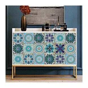 厨房卫生间防水墙贴浴室腰线自粘墙纸墙面装饰翻新瓷砖贴纸花砖贴