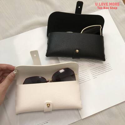 amies Case Wosen Leather Soft Glasses Bag QFashson Portab