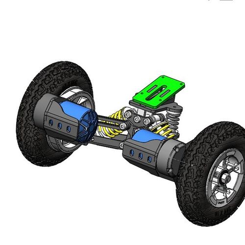 电动滑板越野滑板减震桥独立悬挂滑板桥减震器