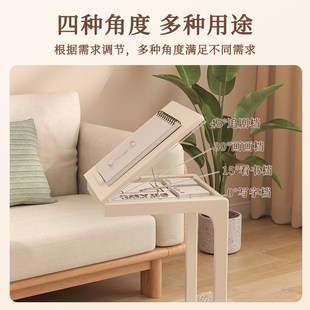 树彤家具实木沙发边几可移动C型角几床头桌子带轮茶台边柜小茶几