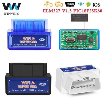 速发Super Mini ELM327 V1.5 wifi OBD2 Car Diagnostic ELM 327