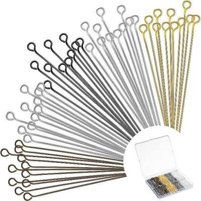 500pcs Iron Open E e Pins 2.0 InGYhyDIc Craft Making Eye