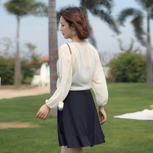 大码泳衣女连体两件套胖mm200斤保守罩衫微胖女孩2024新款泡温泉