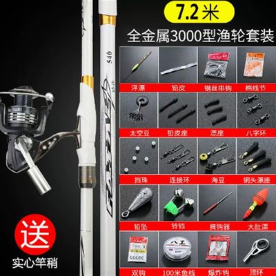 速发2.7M 3.6M 4.5M 5.4M 6.3M 7.2M Fishing Rod Tough Ca