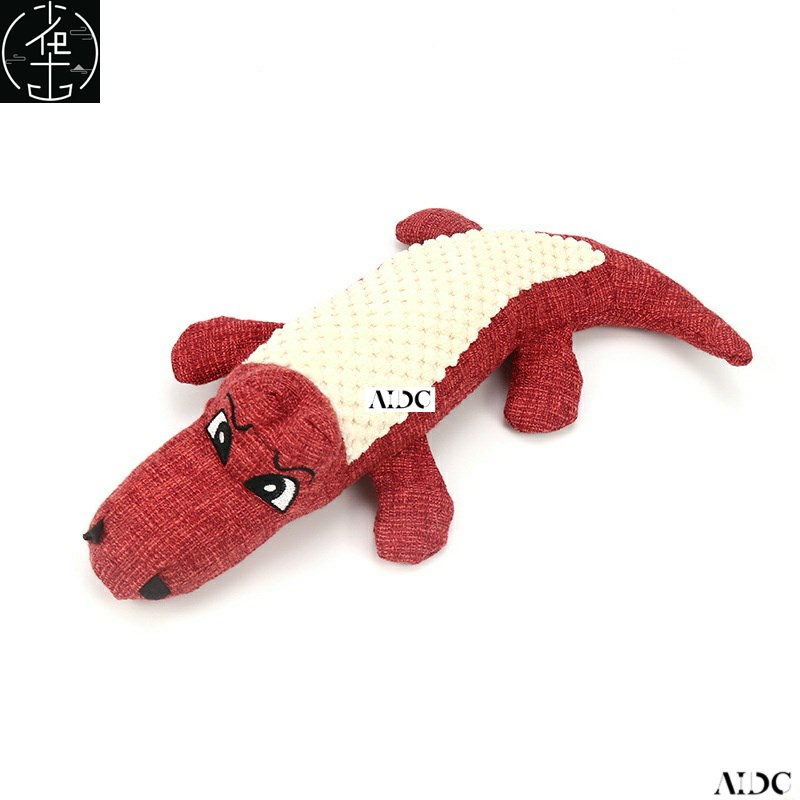 Pet Coew fSqueak  oys Cartoon Stuffed Animal DogTToy Crhcodi 宠物/宠物食品及用品 兔兔玩具 原图主图