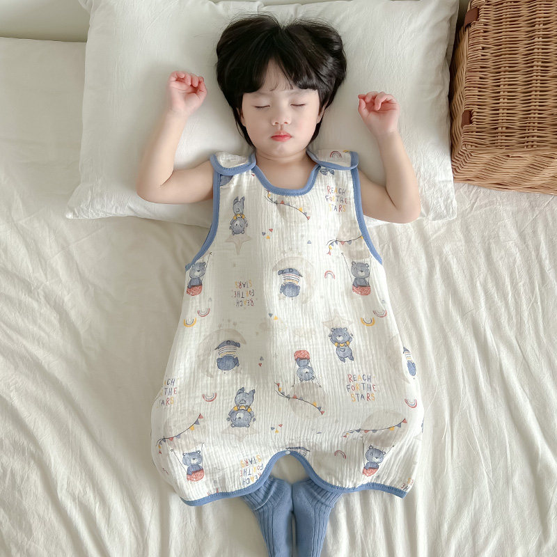 宝宝睡觉护肚子神器防踢被婴儿纱布肚兜儿童护肚围夏季薄款防着凉