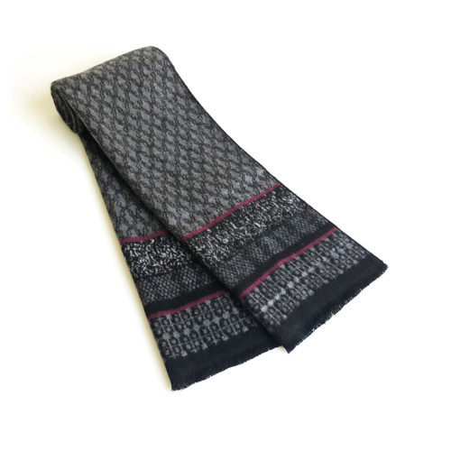 热销Autumn Winter Warm Scarf for Men Luxury Brand  Business