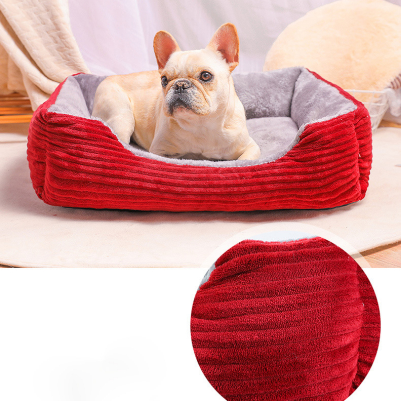 Pet Dog Sofa Bed Winter Warm Soft Nest PBMppy u sketsaMat Ke-封面