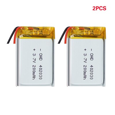 3.7V 200mAh 402030 Lithium Polymer Li Po li ion Rechargeabl