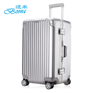 波米加厚铝框拉杆箱男万向轮32寸超大容量旅行箱30托运28行李箱女