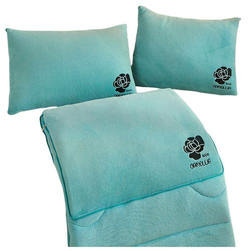 牛奶绒枕头被抱枕被子两用汽车靠枕毯子二合一加厚办公室冬季新款