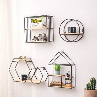 perforated room Nordic shelf living ins metal 推荐 wall Non