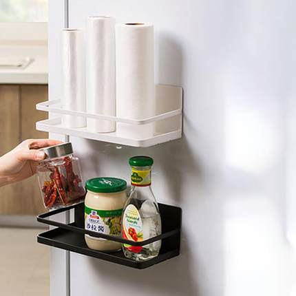 速发Kitchen refrigerator shelf, hole free, wall type storage