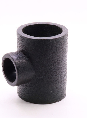 PE等径异径三通75 63 50变20 25 32 40 pe给水管变径三通塑料接头