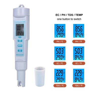 速发4 in 1 Water Quality Tester pH/EC/TDS/Temperature Meter