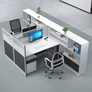 职员办公桌椅财务员工屏风办公室单人24人位面对面文员办公台