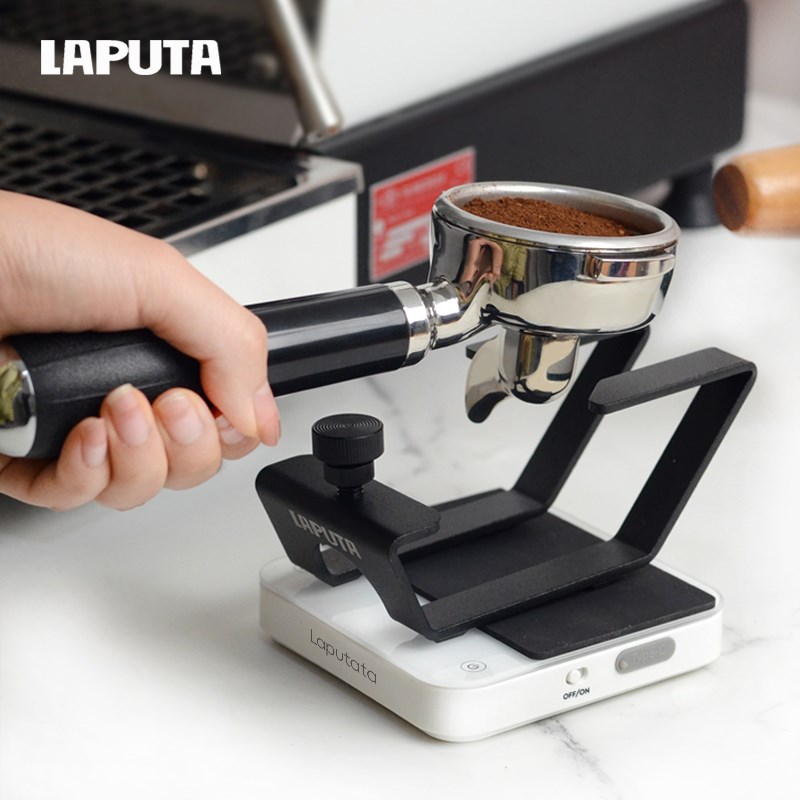 勒顿黑曜咖啡电子秤手冲意式秤智能电子计时秤便携咖啡豆秤重称