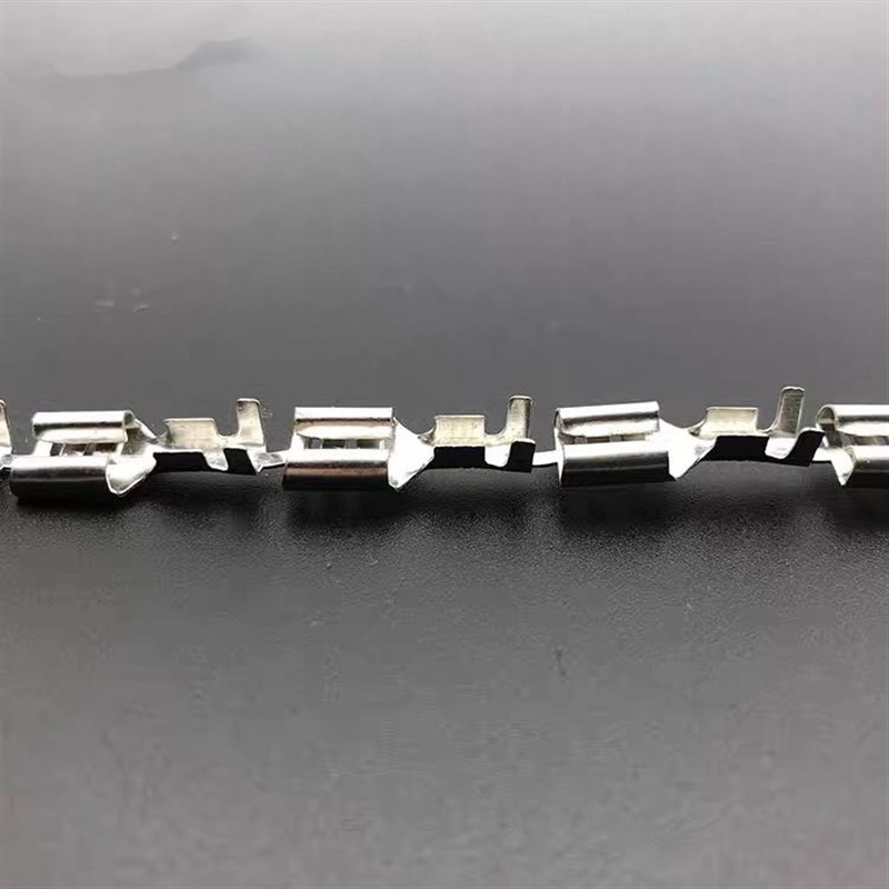 6.3插簧直连带5000插片端子连绕250插簧端子250端子直连总长19.5