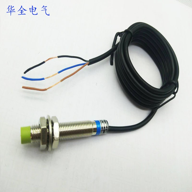 华全 接近开关LJ8A3-4-Z/BY 直流三线PNP常开 金属传感器5-36V