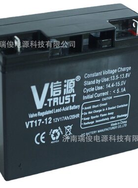 直流屏 VT24-12 12V24AH免维护阀控式储能电池 信源蓄电池
