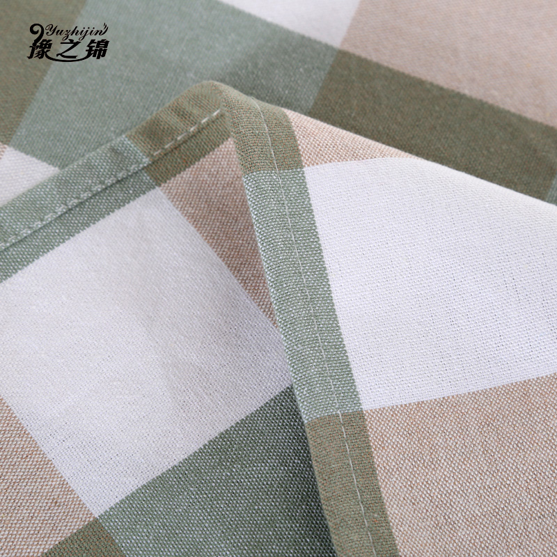全棉色织老粗布床单单件 100%纯棉加厚双H人被单三件套1.5米1.8m