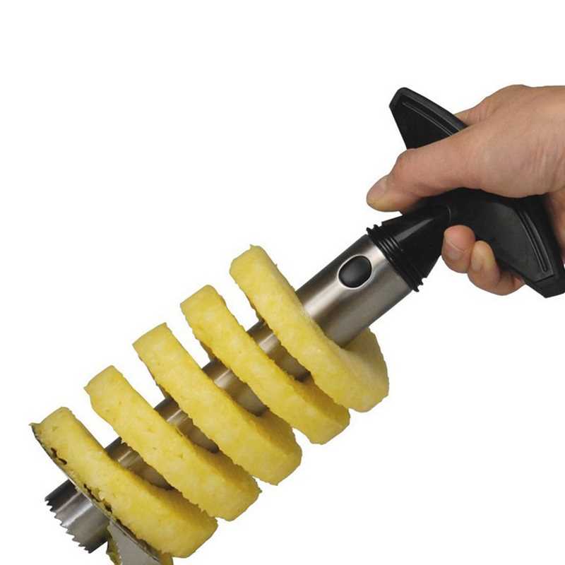 极速Stanless Steel Pneapple Peeler Cutter Frut Knfe Slcer