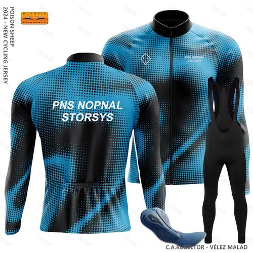 新款PNS长袖骑行服薄款背带裤公路自行车上衣透气速干户外单车服