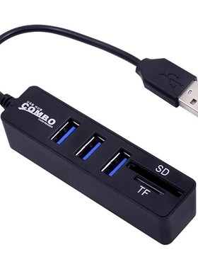 Reader-Hub Computer-Accessories Usb-Adapter Usb Splitter Mic