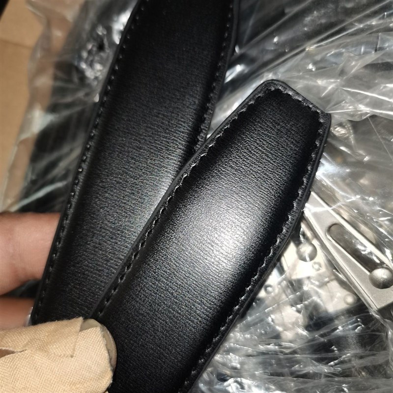 新品老式真皮滚轴内腰带常服皮带正装腰带简约款平滑扣腰带纪念裤