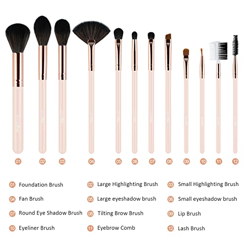 速发Makeup Brushes Set Professional from an Array of Eyeshad 农机/农具/农膜 其它农用工具 原图主图