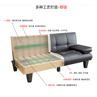 沙发床两用可折叠小户型客v厅沙发坐卧简易多功能双人单人床四人