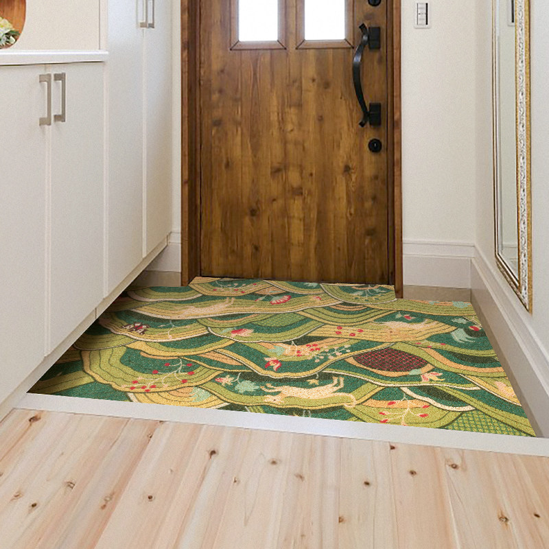 开门见山绿色日式可裁剪地毯门口进门入户地垫大面积脚垫家用垫子,居家布艺,家用脚垫,淘宝优惠券,粉丝福利购,淘宝优惠卷