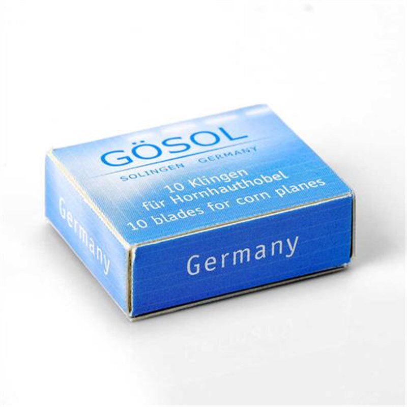 GOSOL刨脚刀片修脚皮刀家用磨脚器去死皮刮脚老茧专用刀片10片