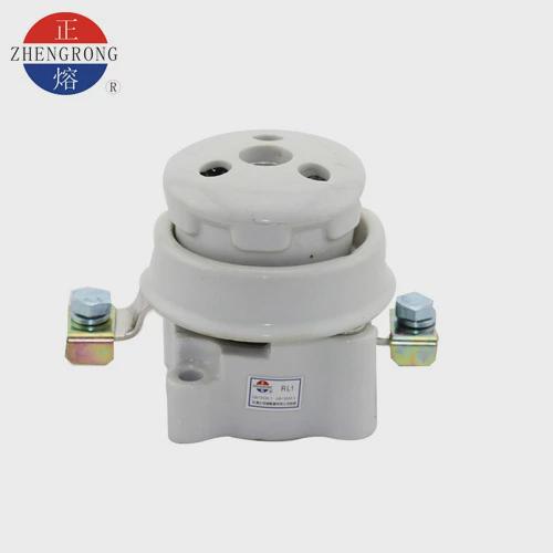 熔断器底座rl1-15/60/100螺旋式保险丝底座陶瓷壳熔断座子38新款