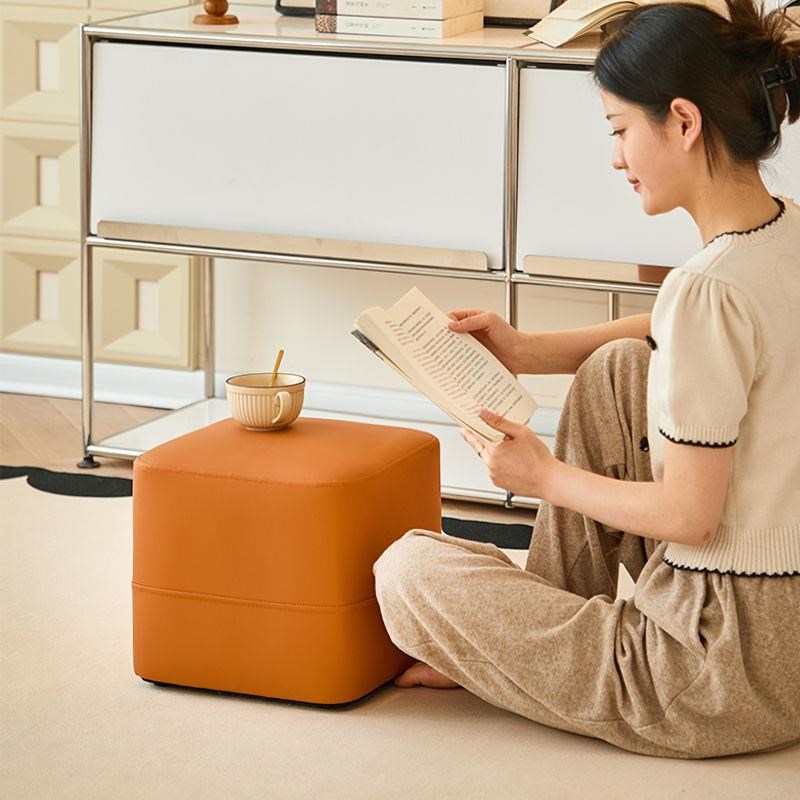 极简换鞋凳家用方凳沙发凳新款小凳子化妆凳茶几凳梳妆凳脚踏矮凳