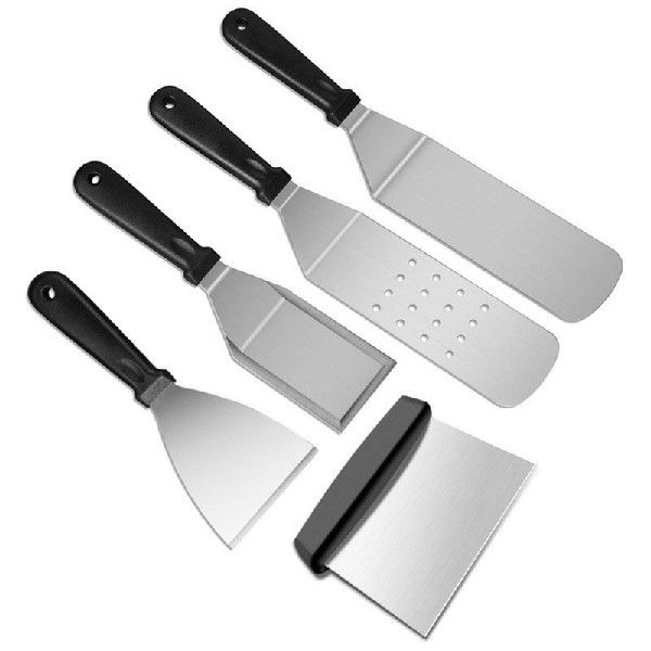 推荐Stainless Steel Grill Spatula Metal Griddle Spatulas Too