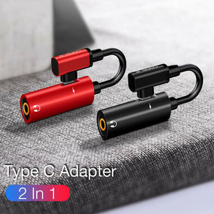 Jack Hua 3.5mm 网红USB Type AUX Adapter for Headphone