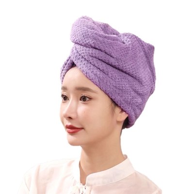 双层加厚干发帽女超强吸水速v干2024新款浴帽包头发毛巾免吹干大