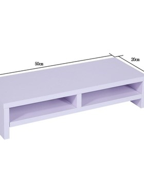 2-Tier Desktop Monitor Stand Shelf Computer Monitor Riser La