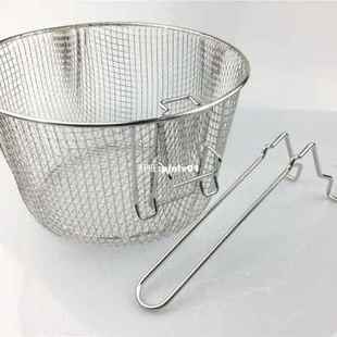 速发2016 Stainless Fry Deep Basket Medium Steel Round 9"