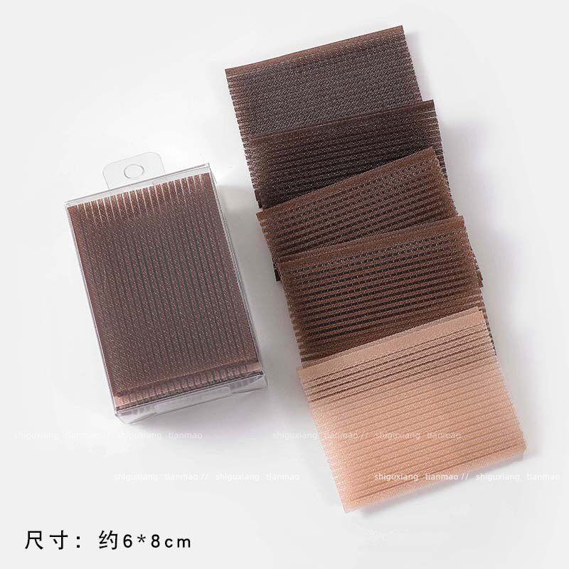 刘海贴魔法贴洗漱化妆毛发碎发整理发帖头顶黑色粘发帖黑色魔新款