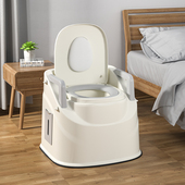室内老年厕所坐便凳W子残疾人尿 可移动马桶孕妇老人坐便器便携式