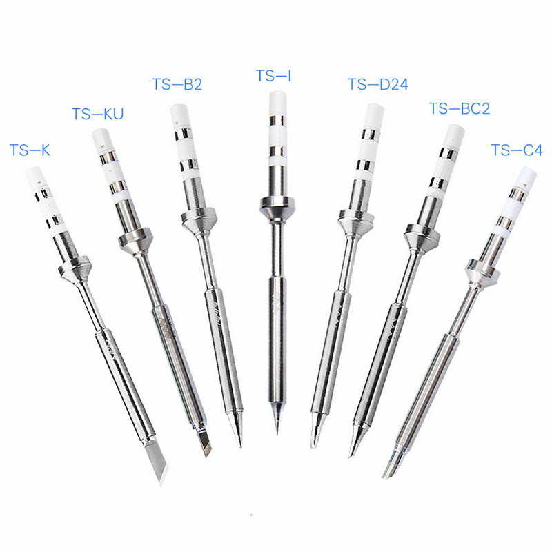 速发TS100电烙铁配件焊嘴发热芯焊头尖咀刀头斜口一字头