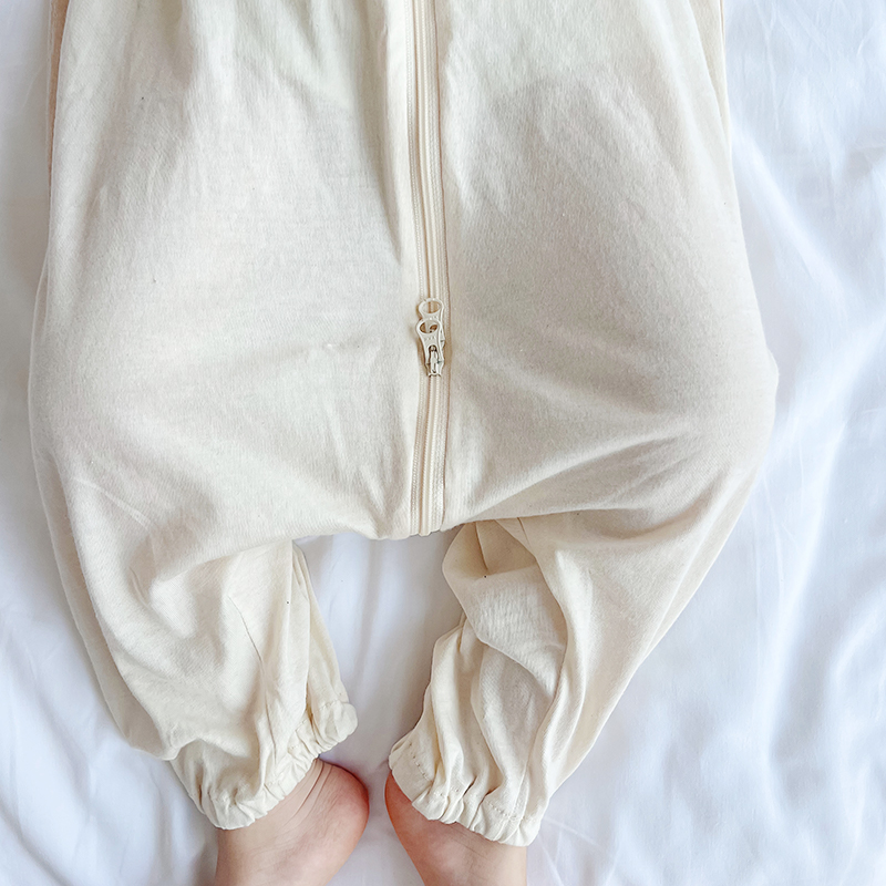超薄 婴儿分腿睡袋夏季有机宝宝防踢被空调Q房幼儿睡衣家居服