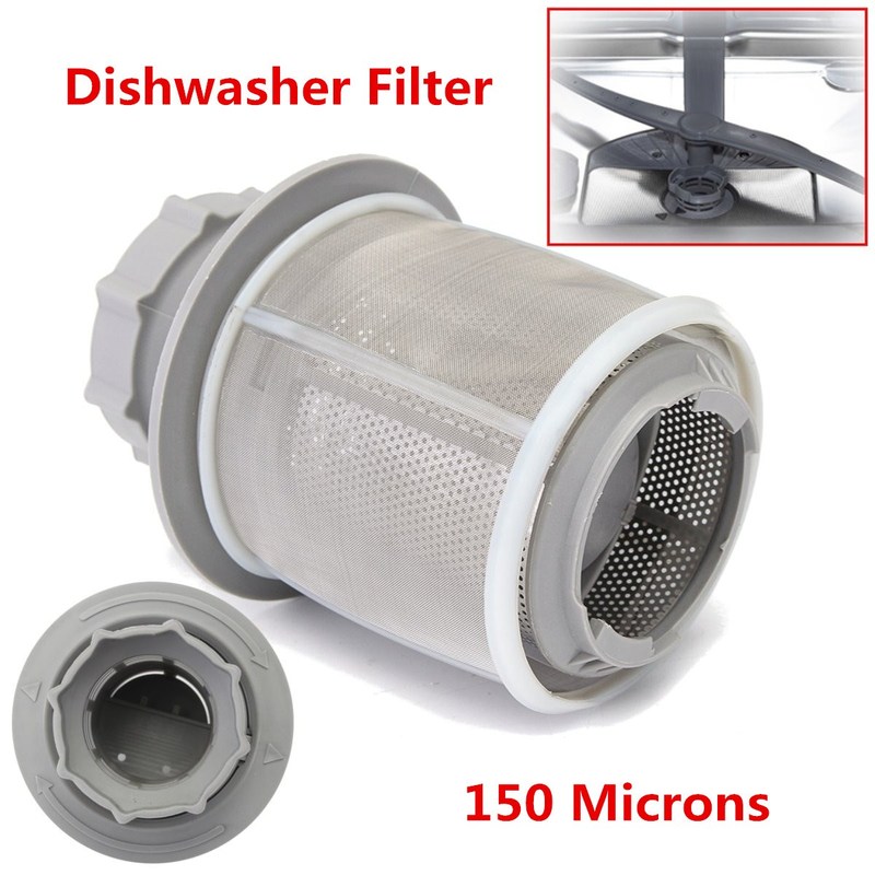 极速2 Part Dish Washer Mesh Filter Set Grey Inner Screen Fil